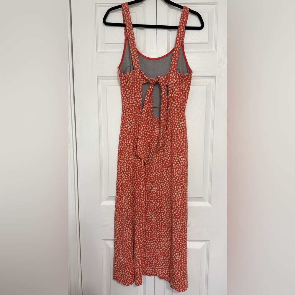 Free People Lorelai Floral Midi Dress with Tie Back - Picture 4 of 6